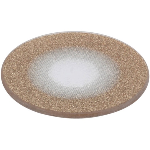 Talerz dekoracyjny, złoty brokatowy