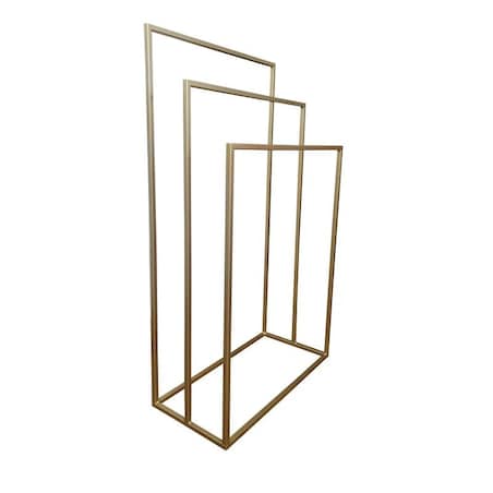 Wieszak na ręczniki CARL III potrójny złoty