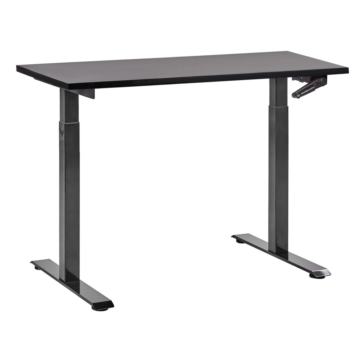 Biurko regulowane manualnie DESTINES Czarny 120 cm 72 cm