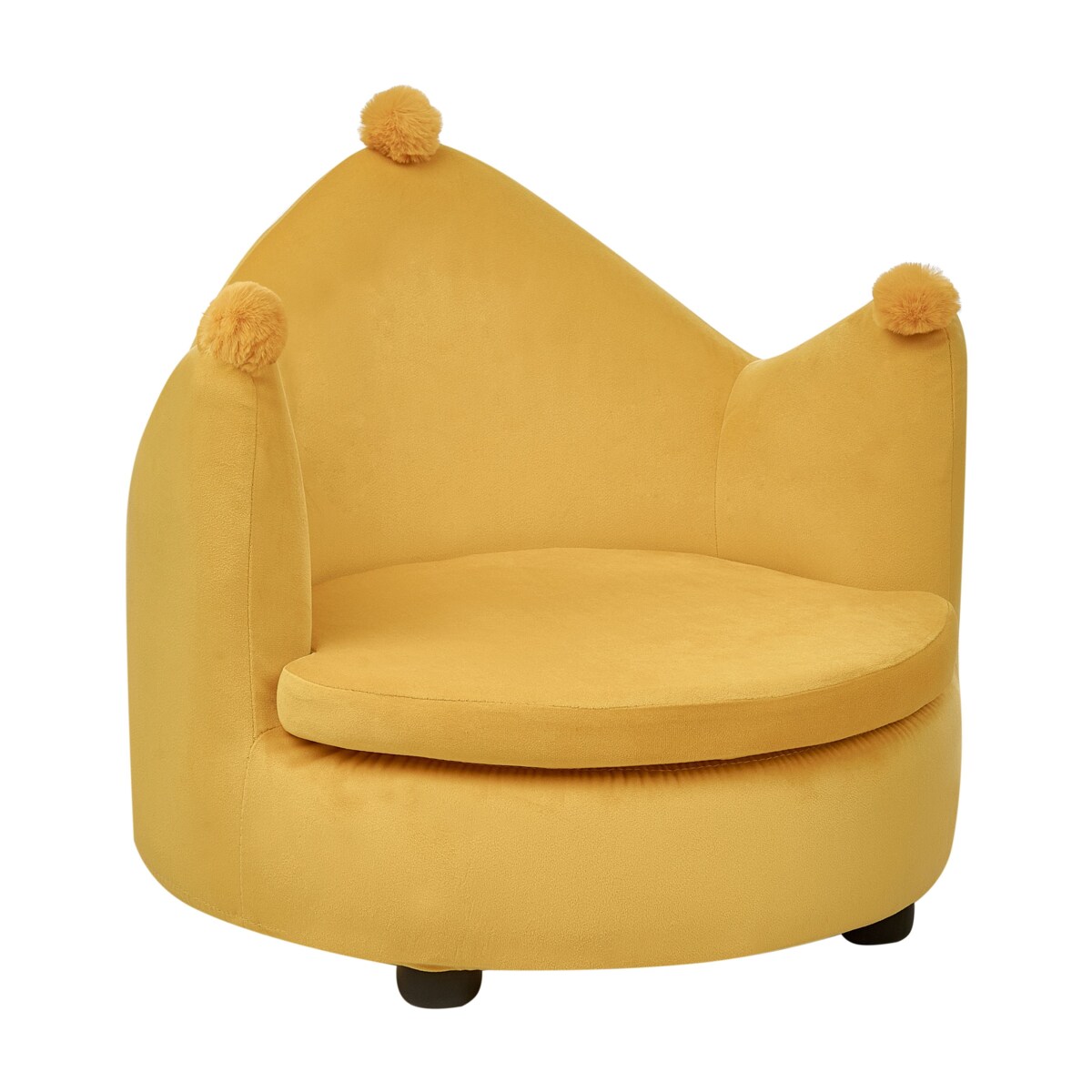 Fotel dziecięcy Żółty VEGA