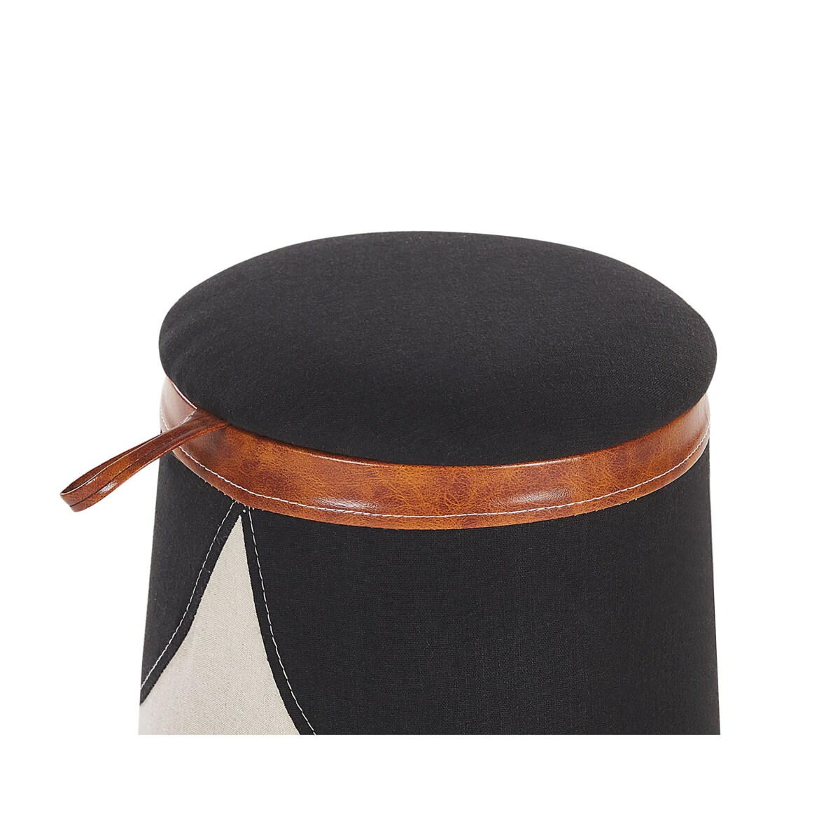 Pufa dla dzieci ze schowkiem beżowa APACHE