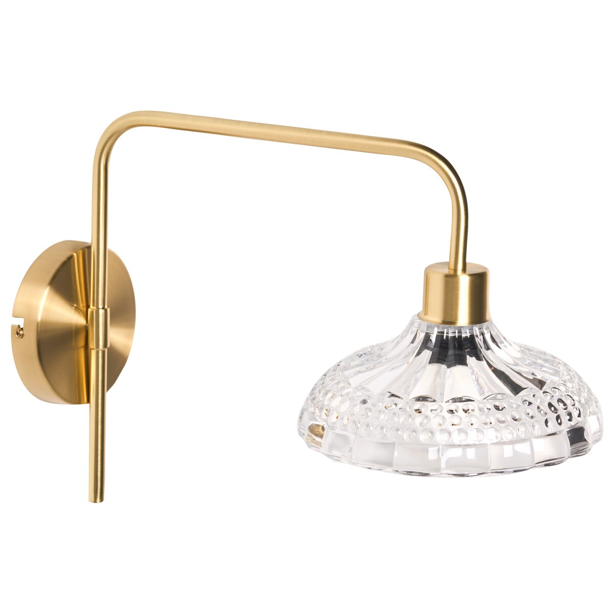 Zestaw 2 lamp ściennych MOLINO Złoty Metal