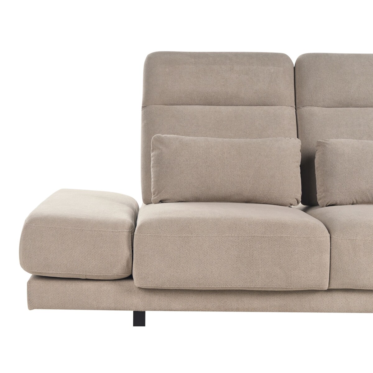 Sofa 3-osobowa beżowoszara IKAST