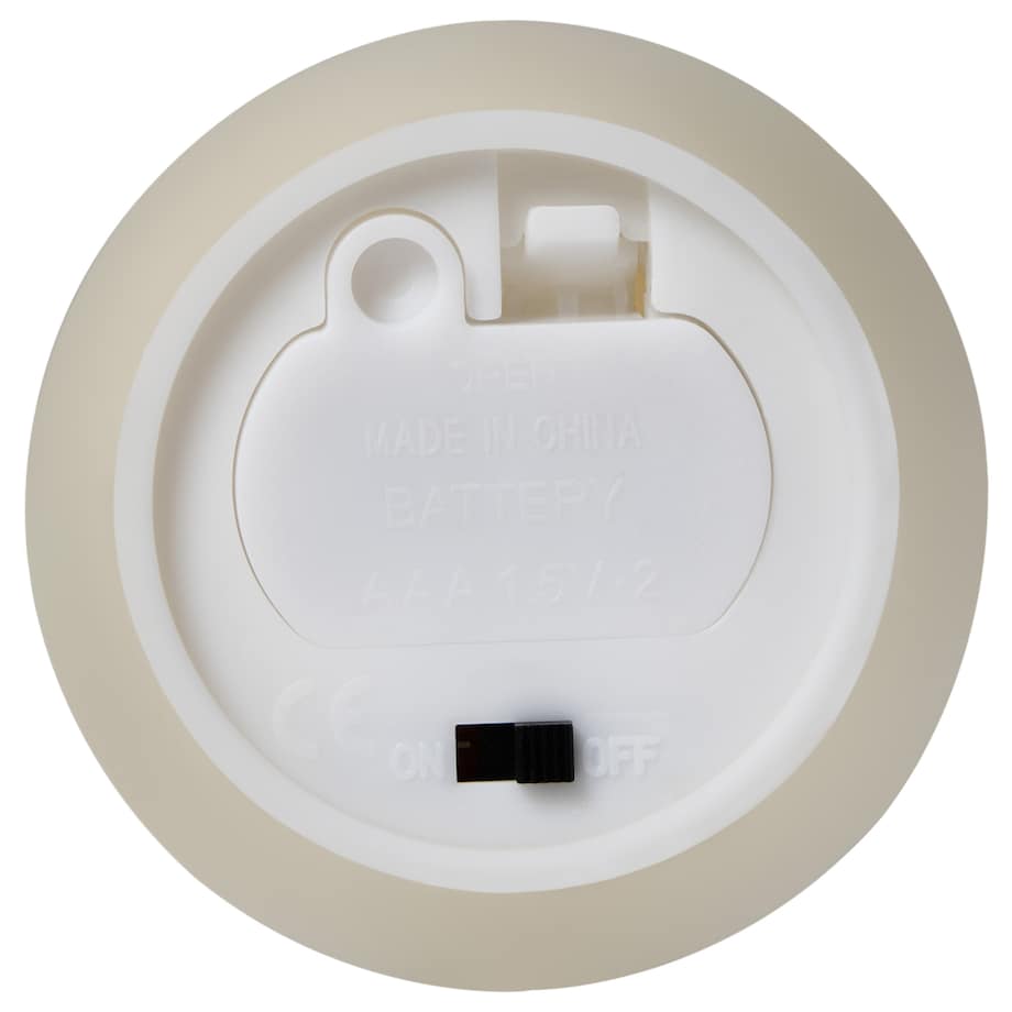 Zestaw 6 świec LED AURUM 28 cm Złamana biel