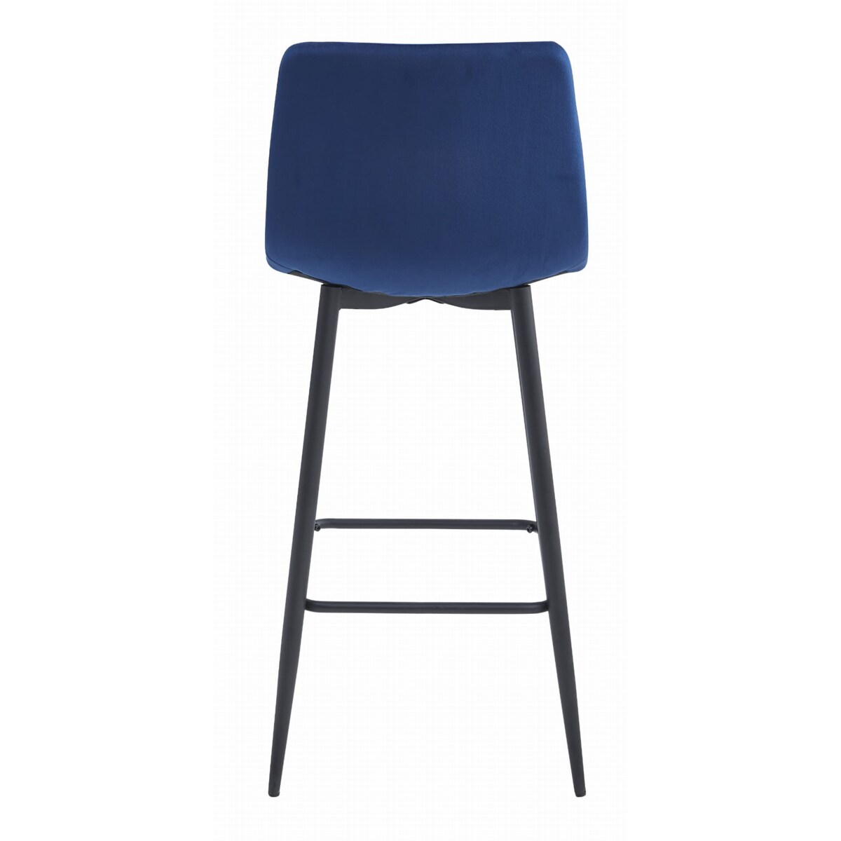 Hoker Do Jadalni Kuchni Baru Wysoki Arceto - Granat Aksamit / Nogi Czarne X 4