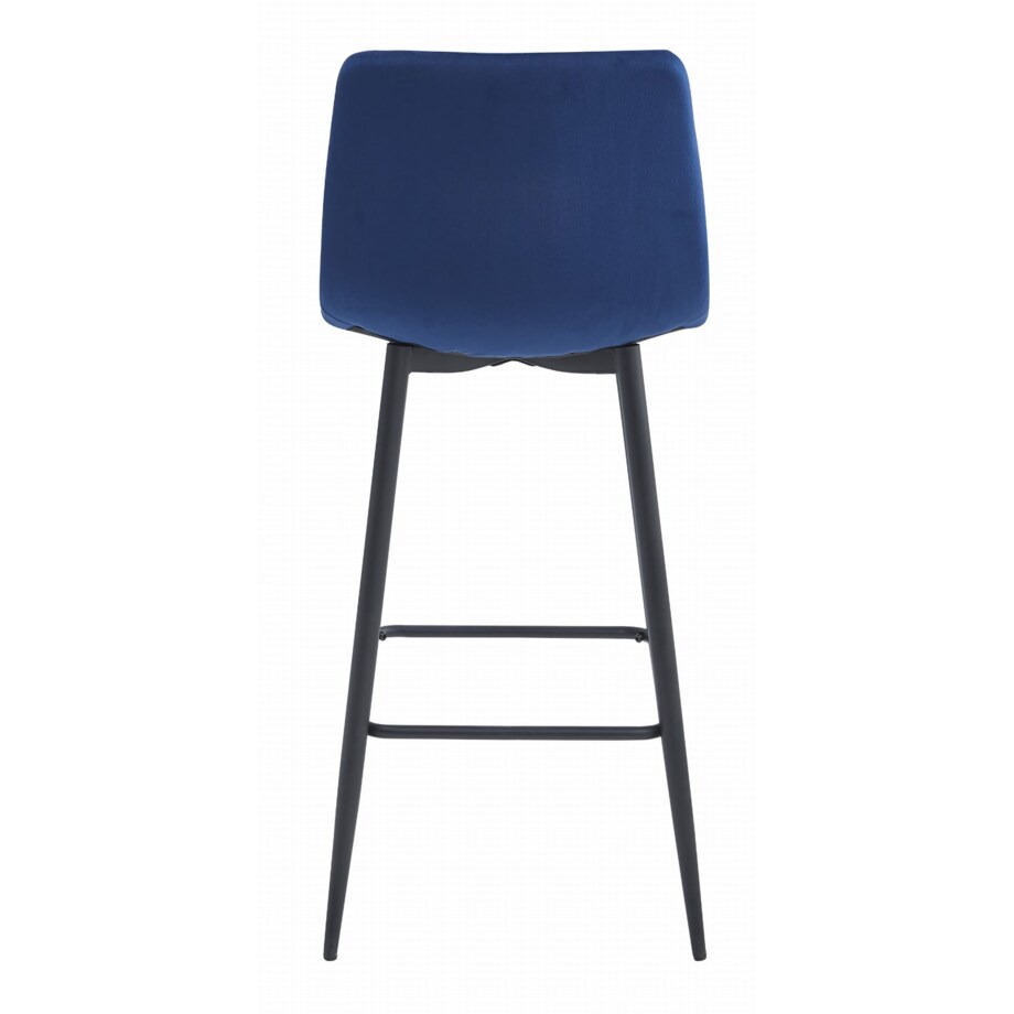 Hoker Do Jadalni Kuchni Baru Wysoki Arceto - Granat Aksamit / Nogi Czarne X 4