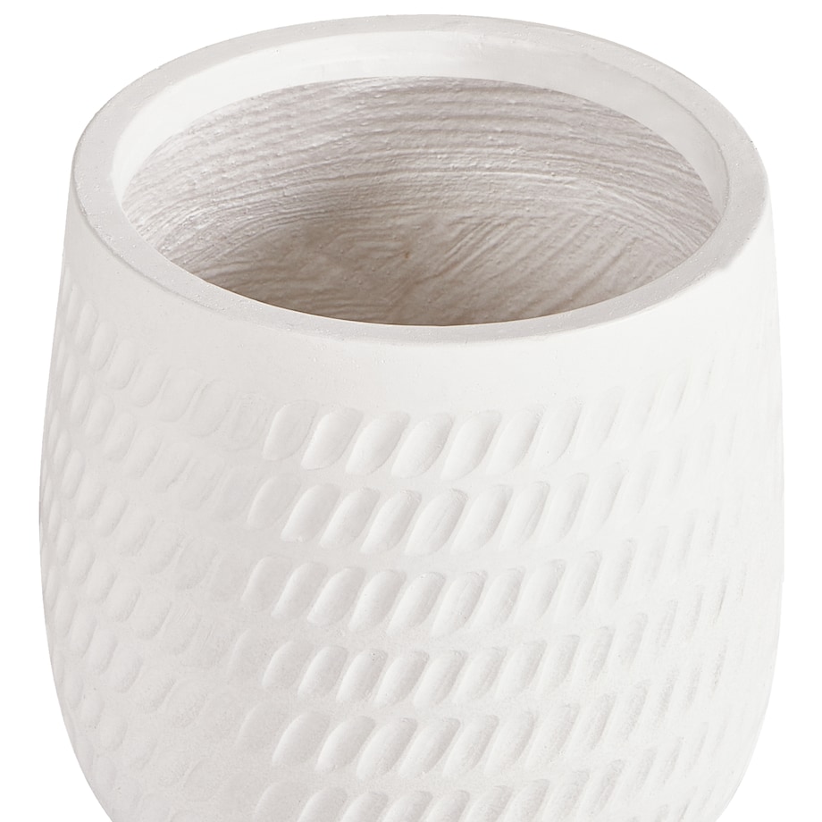 Donica LIVADIA 19 cm Złamana biel