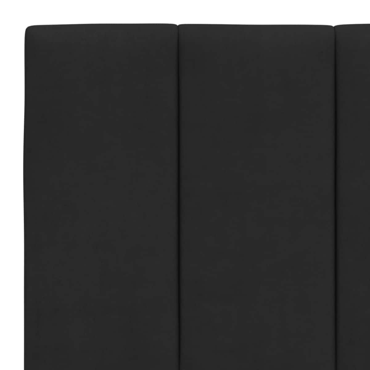 vidaXL Poduszka na wezgłowie, Hanko, czarna, 200 cm, aksamitna