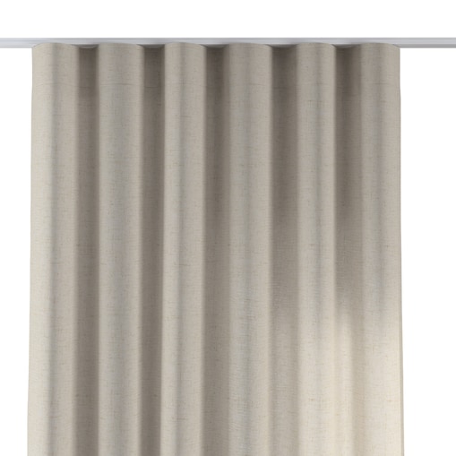 Zasłona na taśmie wave 130x260 beżowy
