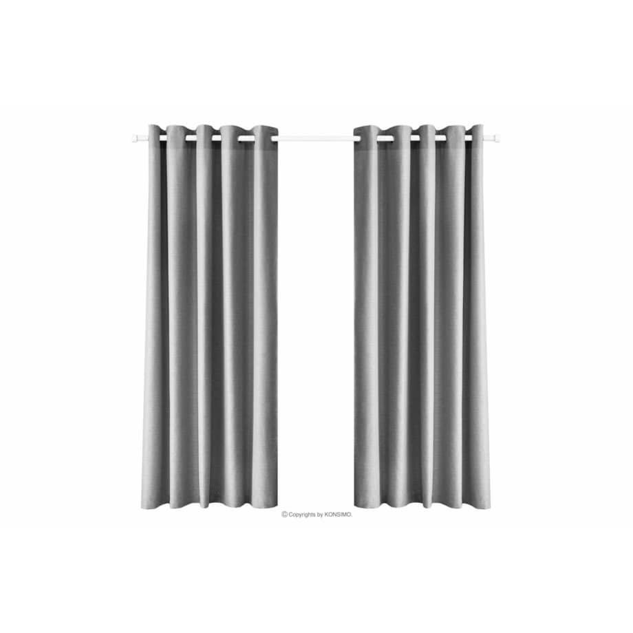 Konsimo LUTES Zasłona, szary