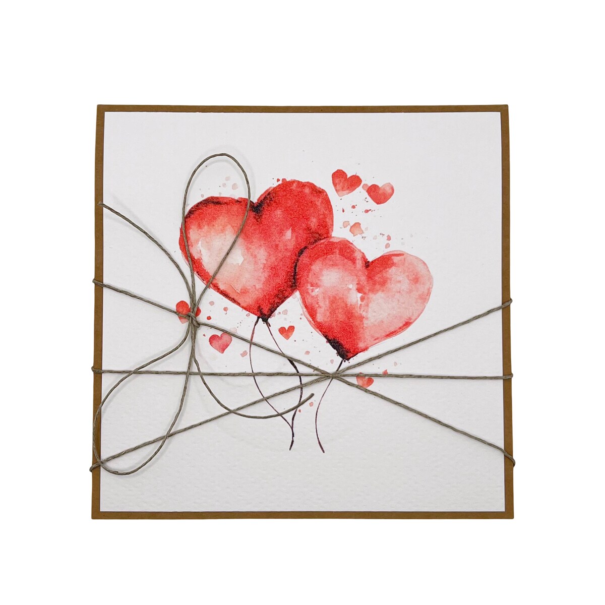 Wyjątkowa kartka na walentynki - walentynka z sercem - serduszka najpiękniejsze życzenia walentynkowe