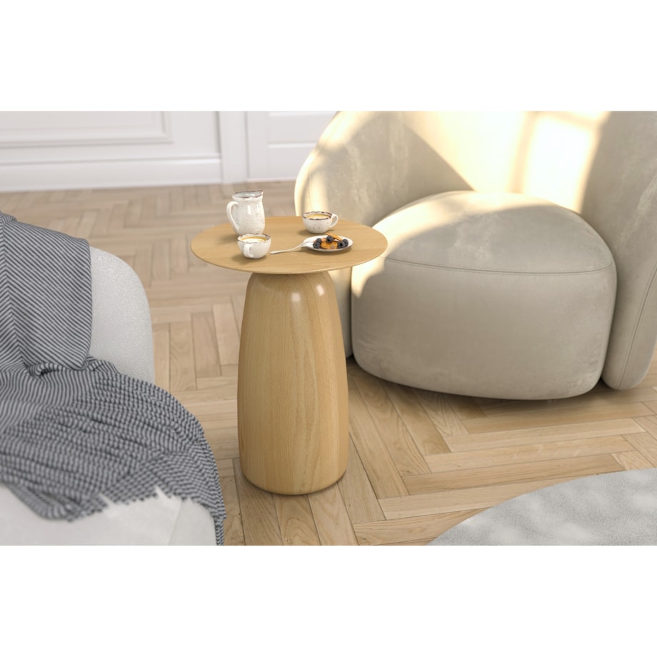 Stolik drewniany różne kolory Baobab 44, lakier naturalny