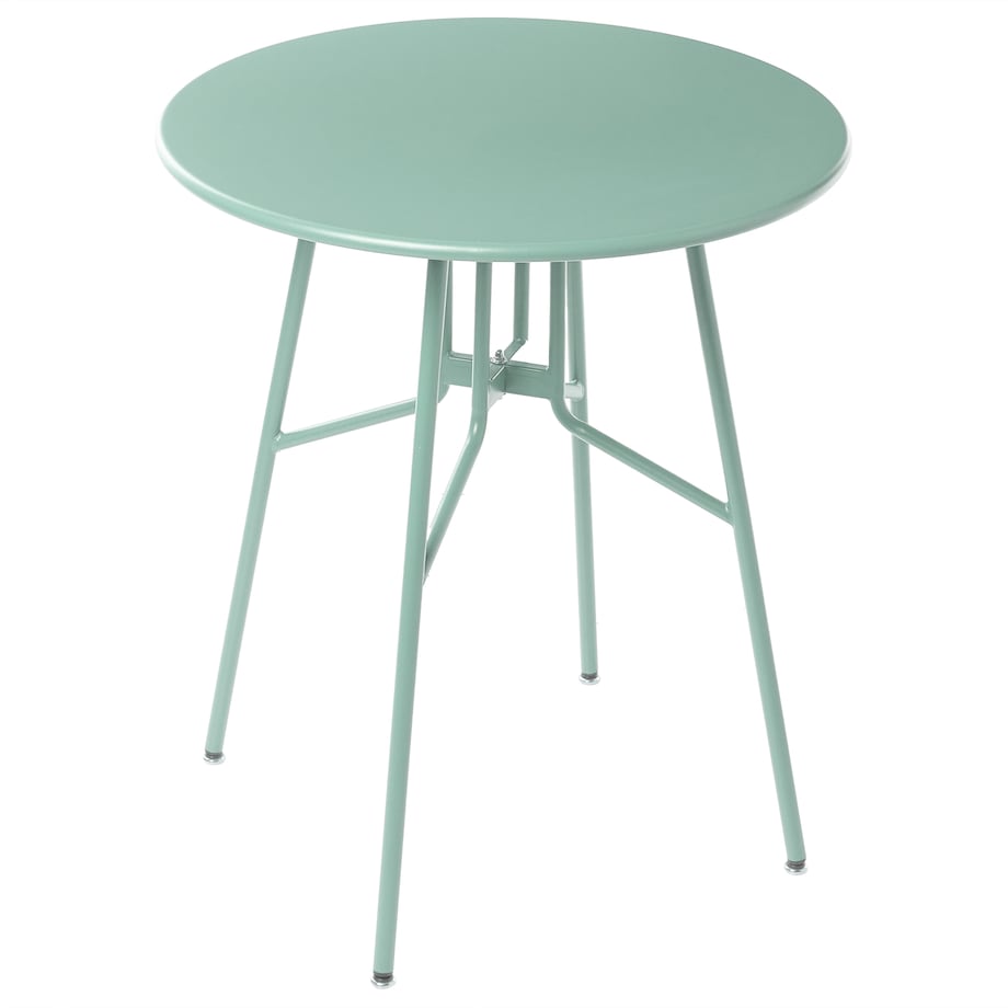 Stolik bistro TALTAL 64 cm 64 cm Metal Jasnozielony