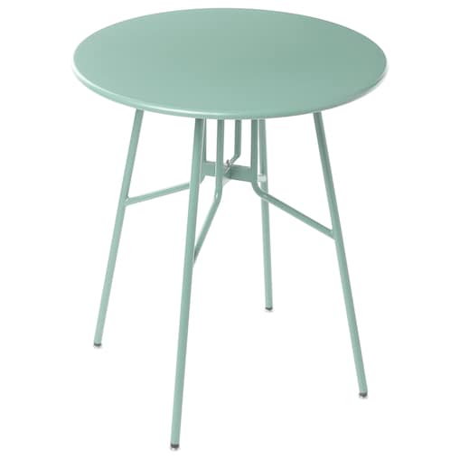 Stolik bistro TALTAL 64 cm 64 cm Metal Jasnozielony