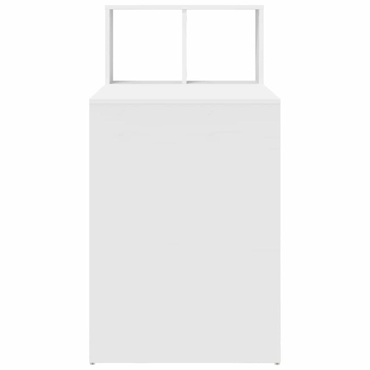 vidaXL Biurko Biały 108 x 55 x 103.5 cm Materiał drewnopochodny