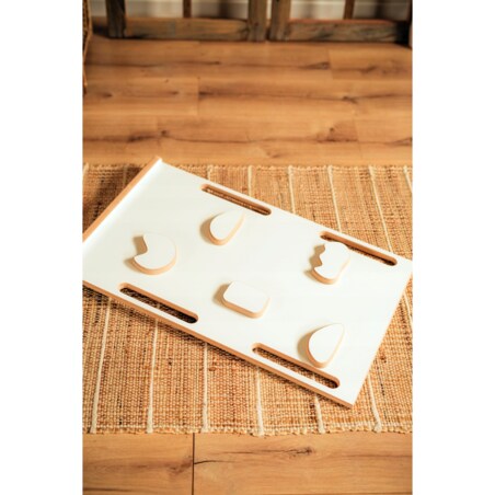 Zestaw Bujak Montessori + Ścianka + Zjeżdżalnia +Poduszka DREWNO CERTYFIKAT