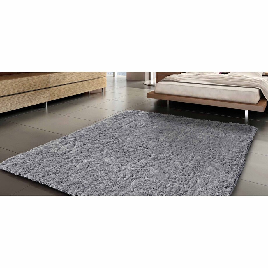 Dywan Shaggy Futrzany Pluszowy Antypoślizgowy Do Salonu Pokoju 160X220 Cm