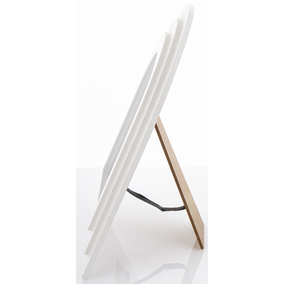 Ramka owalna komplet 2 szt., biała 24,5x18 cm OVALA