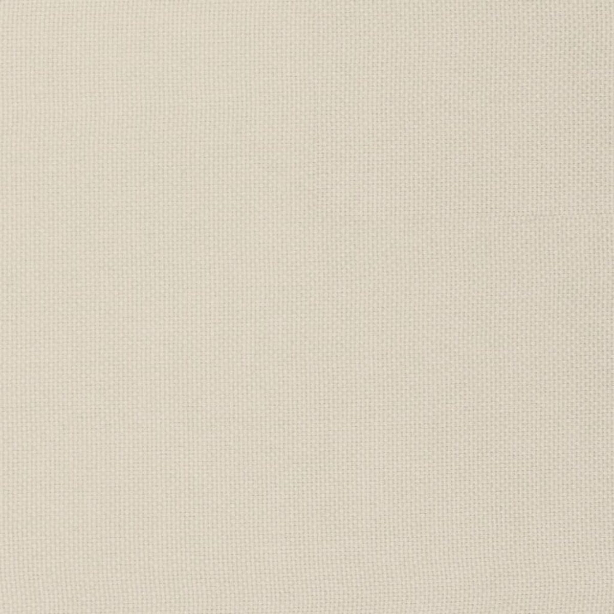 vidaXL Fotel z podnóżkiem, kremowa, obity tkaniną