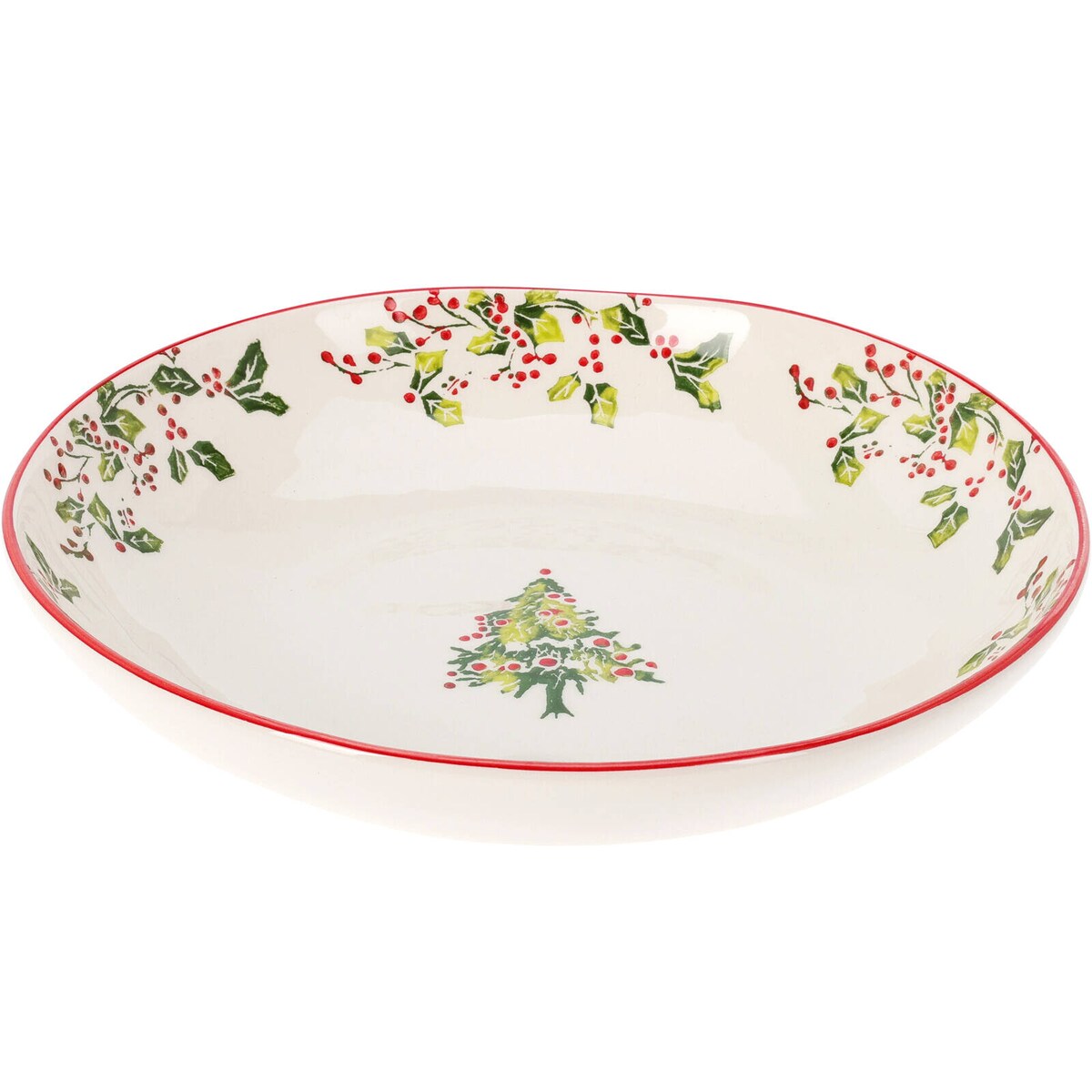 Świąteczna miska z kamionki, Ø 30 cm