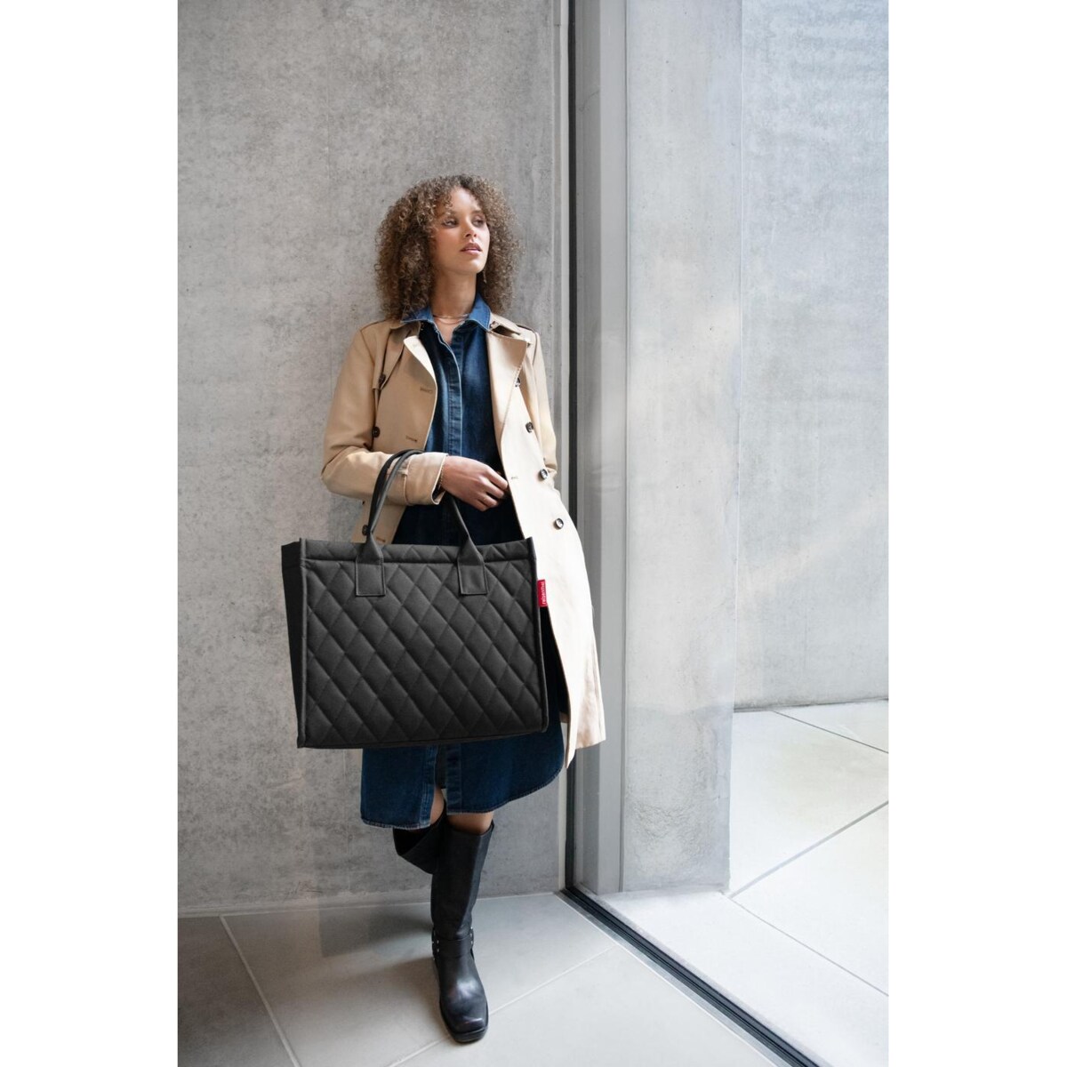 Torba DAILY SHOPPER BUSINESS, rhombus black