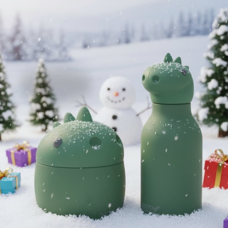 ASOBU BESTIE BOTTLE butelka termiczna dla dziecka, Dinosaur