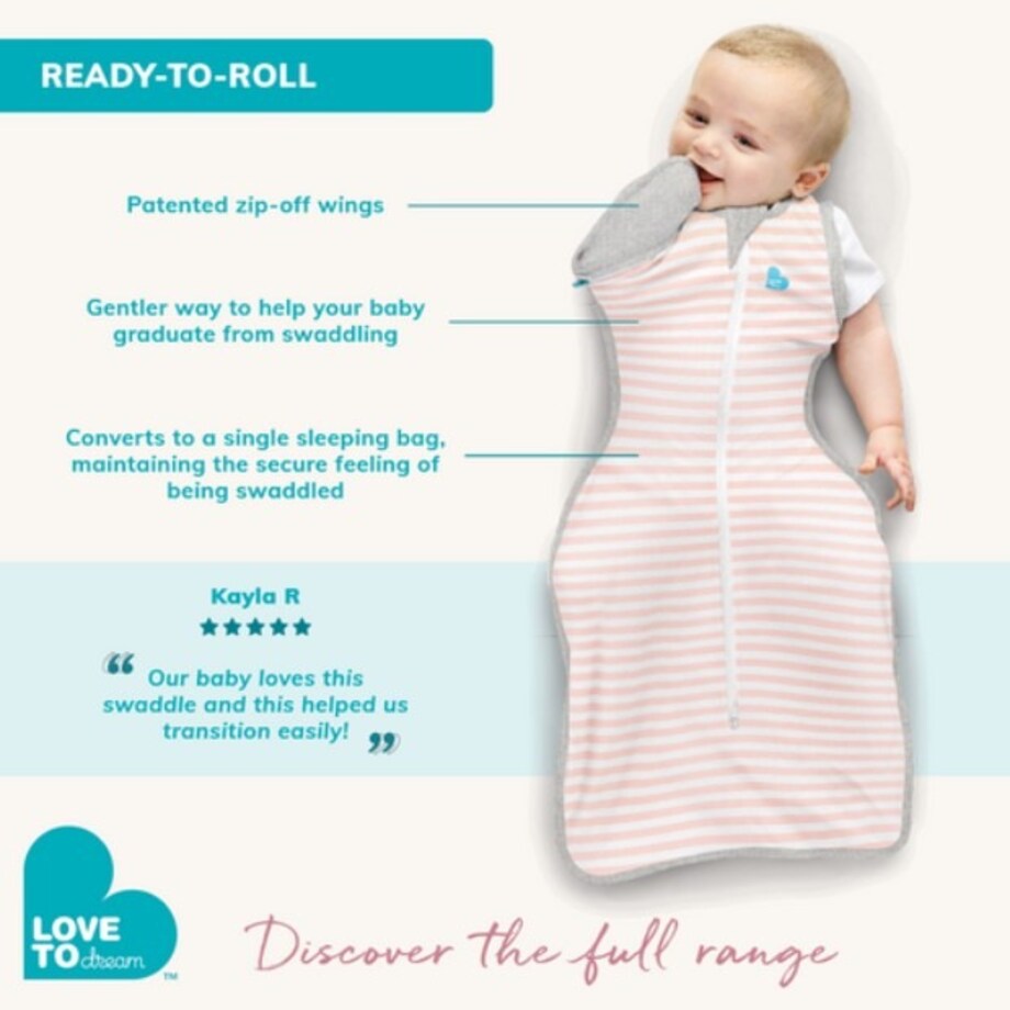 Otulacz Swaddle UP - rozmiar XS - biały - ETAP 1 - 2,5 TOG