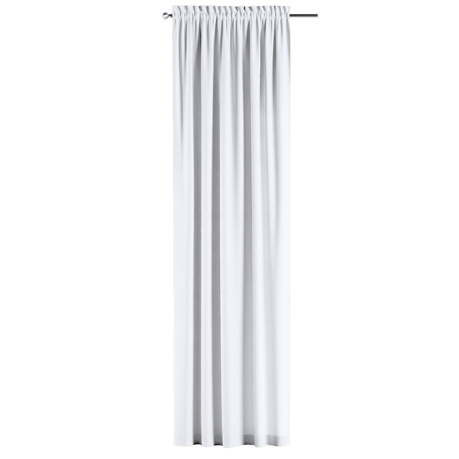 Zasłona na kanale z grzywką 1 szt. 130x245 śnieżnobiały