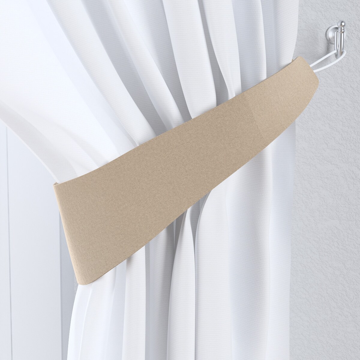 Podwiązka Victoria, beżowy, 12 x 70 cm, Crema