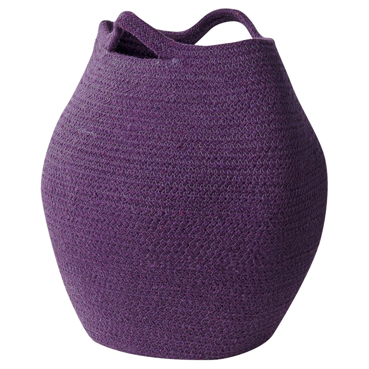 Zestaw 2 koszy bawełnianych fioletowy PANJGUR