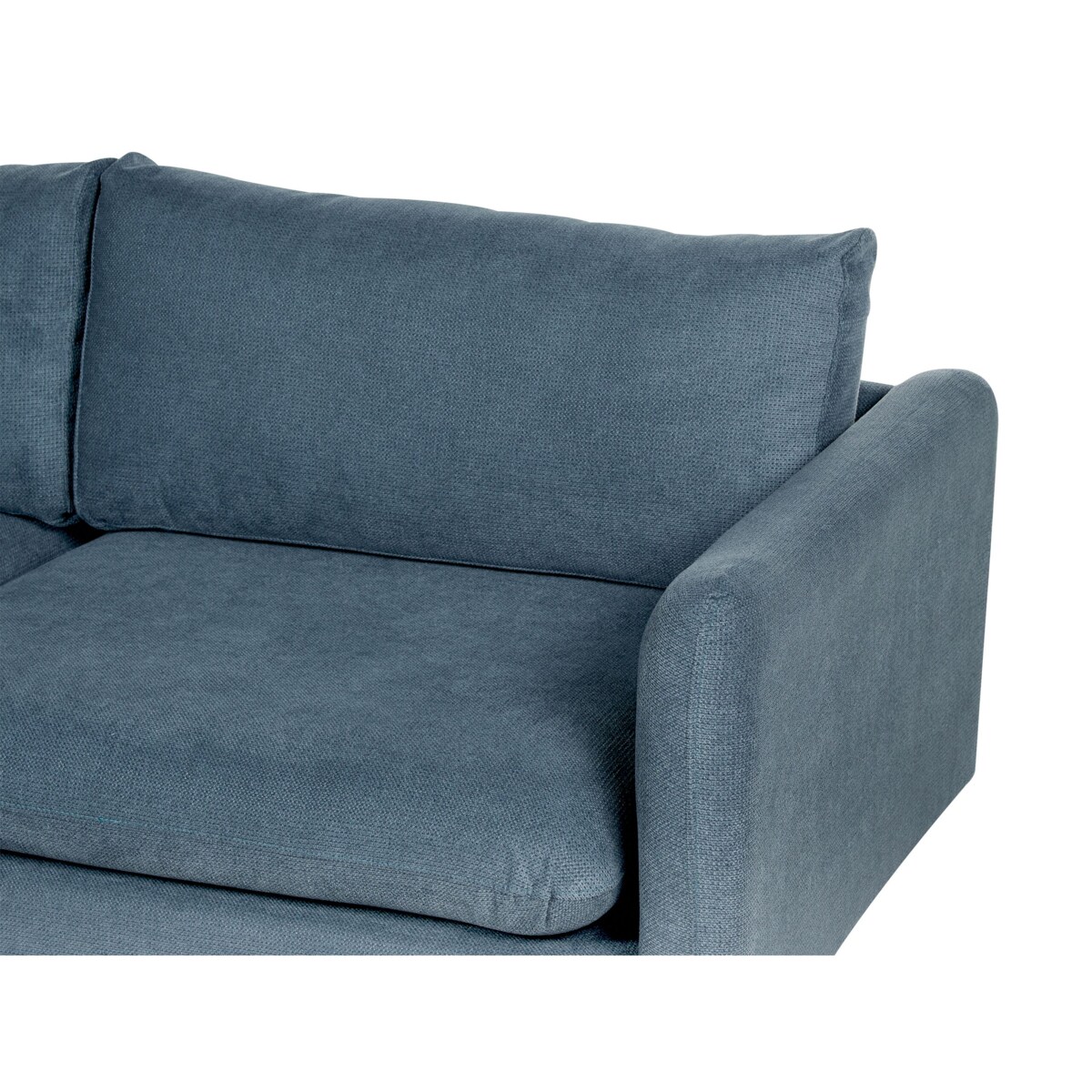 Prawostronny narożnik tapicerowany niebieski VINTERBRO