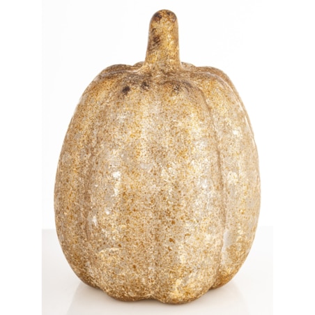 Dekoracja - dynia 21,5x16x16 cm GOGRA-2 złota
