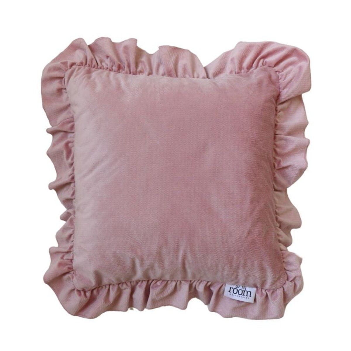 Poszewka Pościel Na Poduszkę Jasiek Z Falbanką 40X40 Jasny Róż