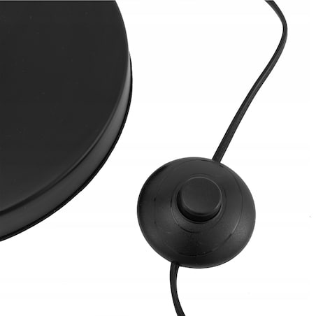 Lampa Stojąca Podłogowa Black Loft Czarna Reno