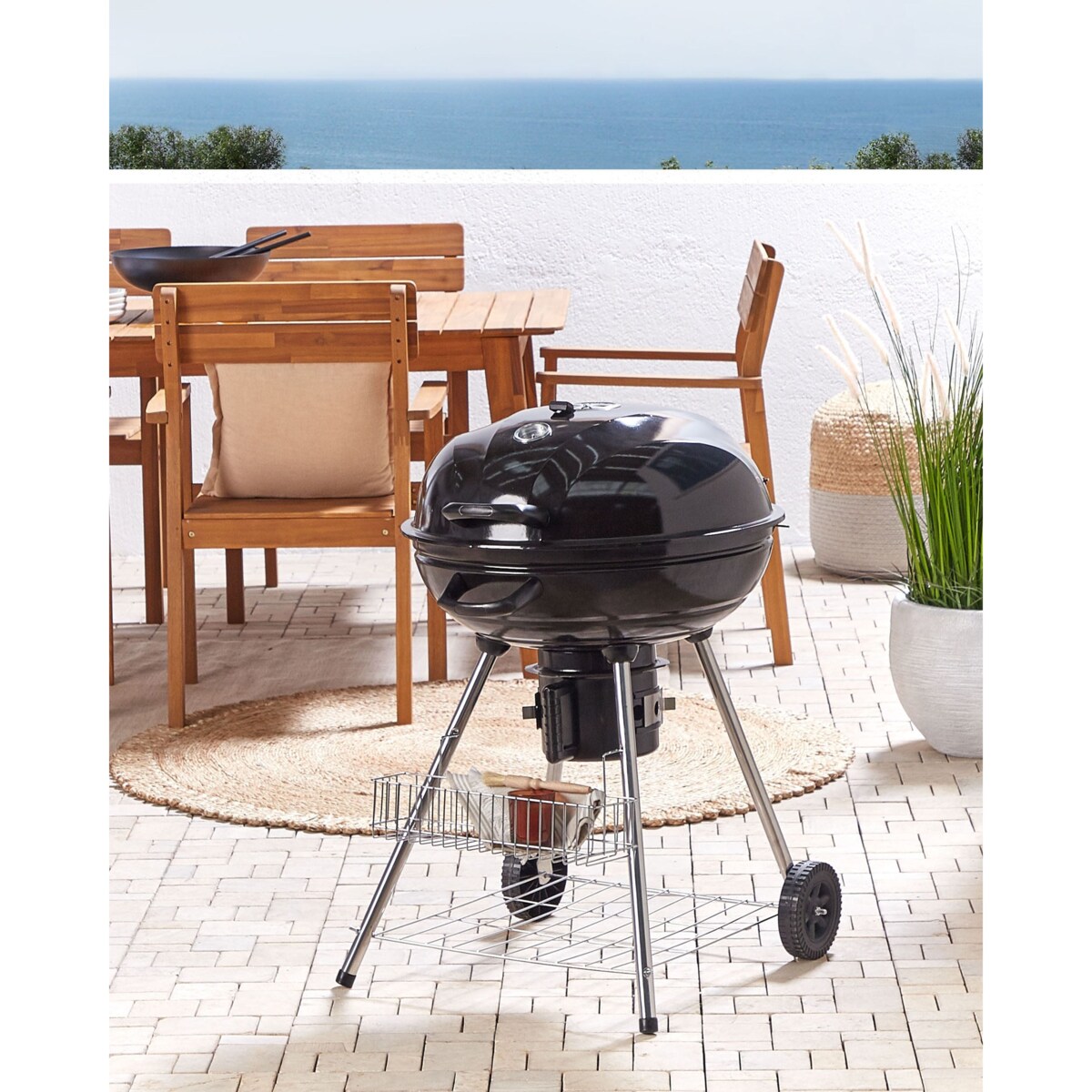 Grill węglowy MARAPI Metal Czarny