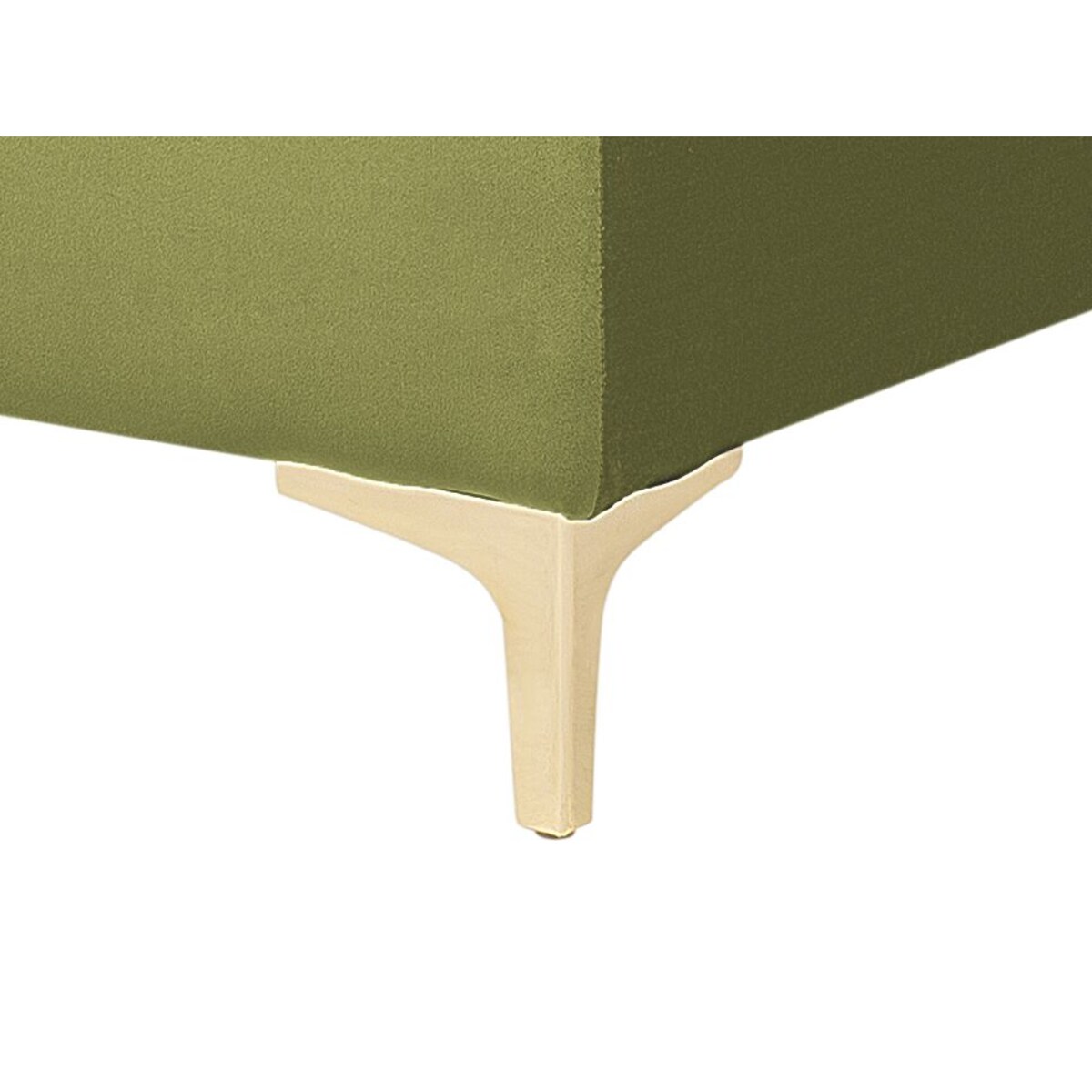 Otomana welurowa zielona ABERDEEN