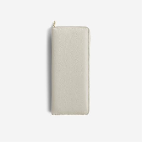 Pudełko podróżne na biżuterię z miejscem na pierścionki Stackers jasnobeżowe