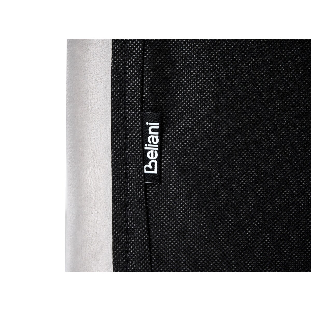 Łóżko Welur SUZETTE 160 x 200 cm Jasnoszary