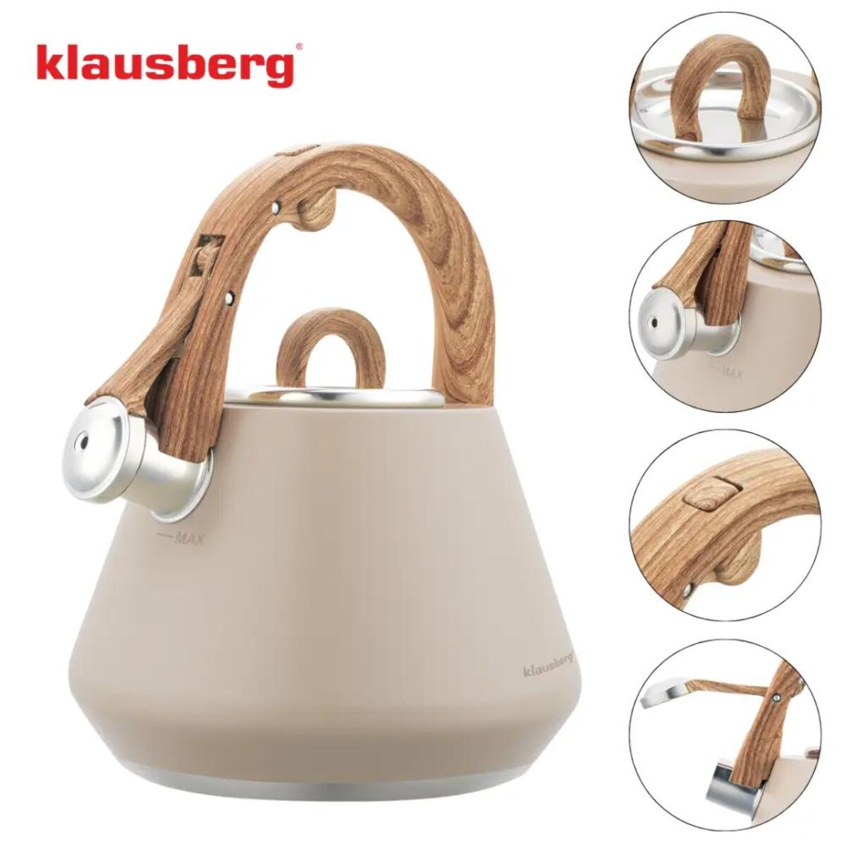 Klausberg czajnik stalowy 65966