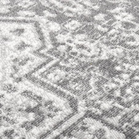 vidaXL Dywan zewnętrzny o płaskim splocie, 80x250 cm, jasnoszary