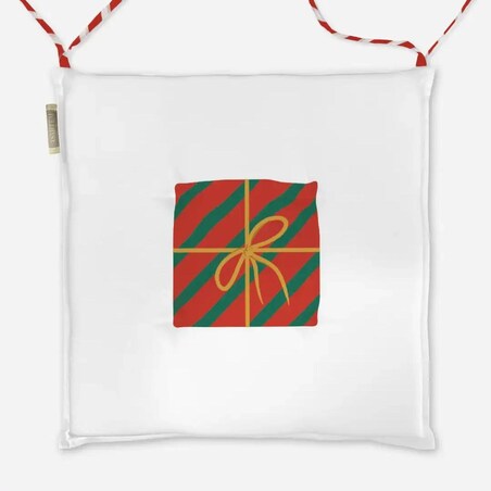 Poduszka świąteczna na krzesło - Minimalistyczny prezent
