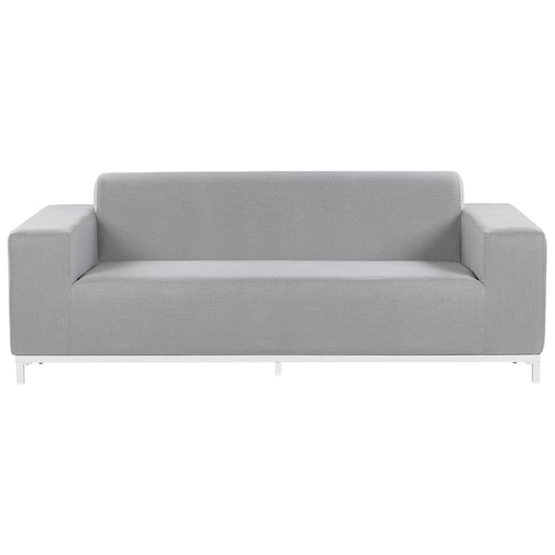 Sofa ogrodowa dla 2 osób ROVIGO Jasnoszary