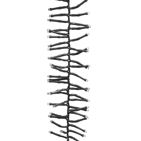 vidaXL Sznur lampek LED, 2000 diod w kolorze zimnej bieli, 17 m, PVC