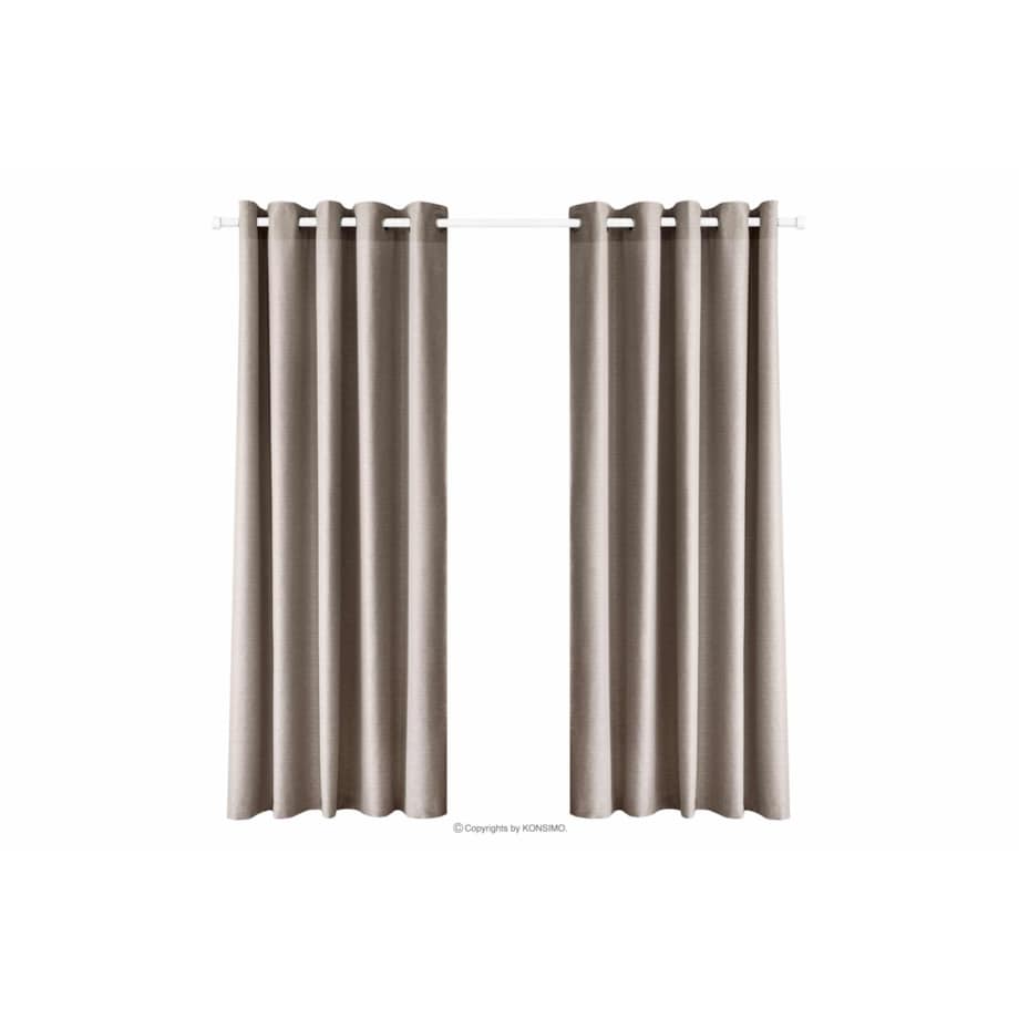 Konsimo LUTES Zasłona, beżowy