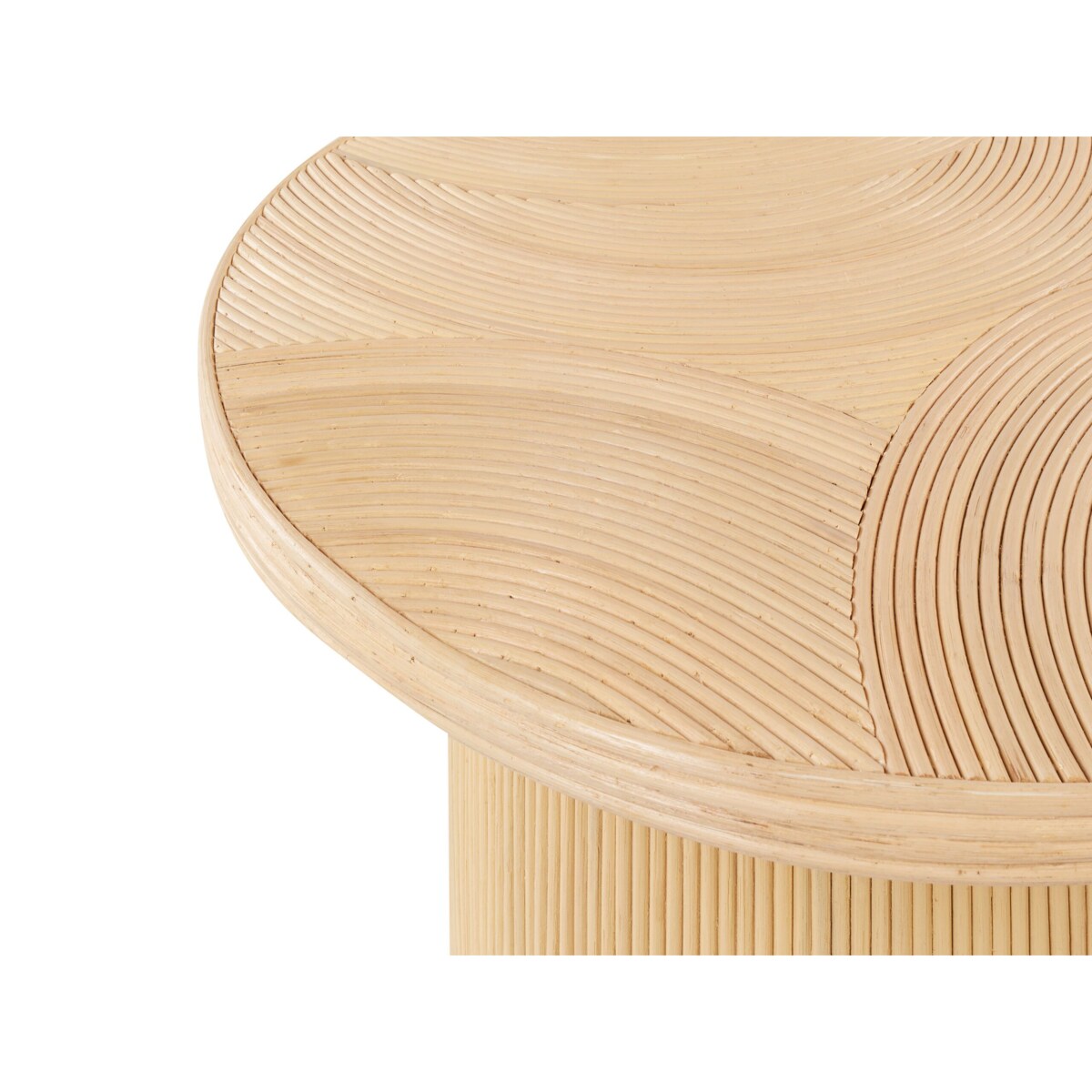 Zestaw 2 stolików kawowych ILIOS Rattan Naturalny