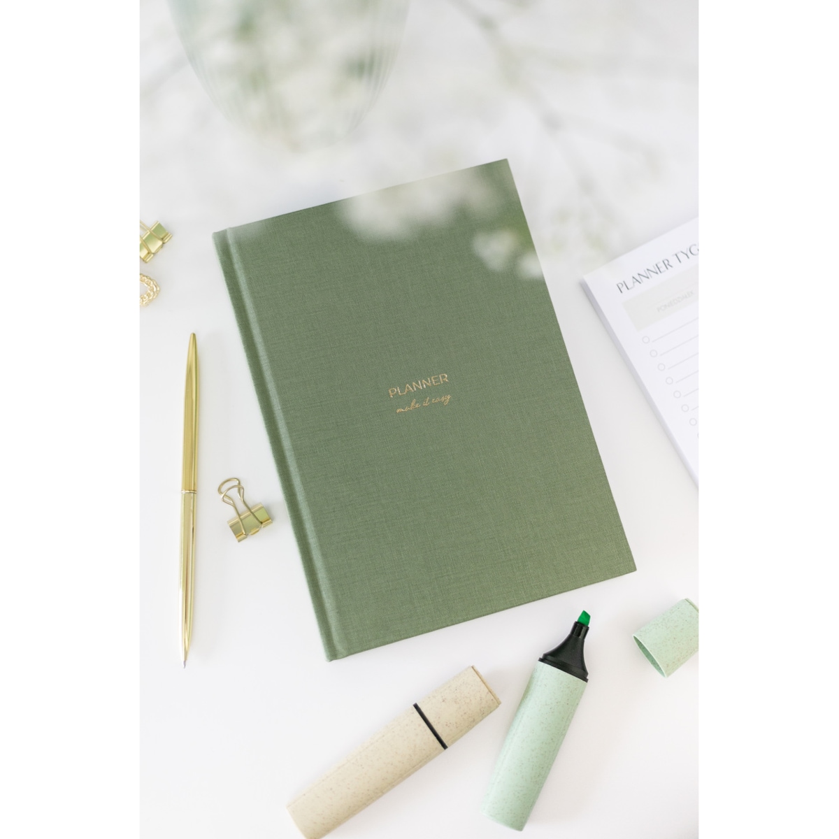 Organizer NIEDATOWANY DZIENNY – Verde – OUTLET