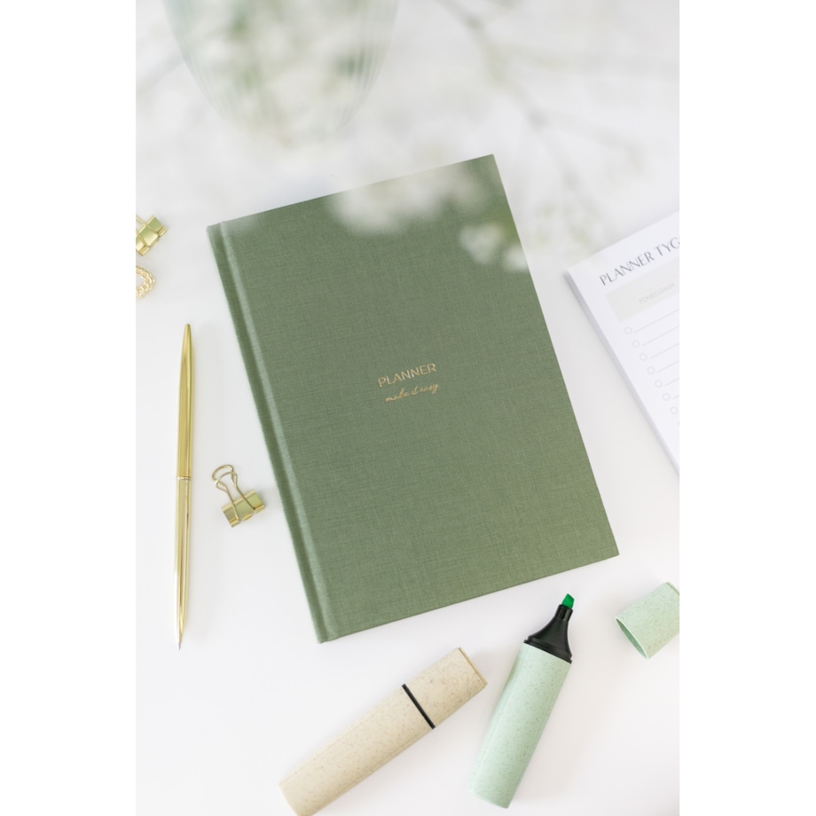Organizer NIEDATOWANY DZIENNY – Verde – OUTLET
