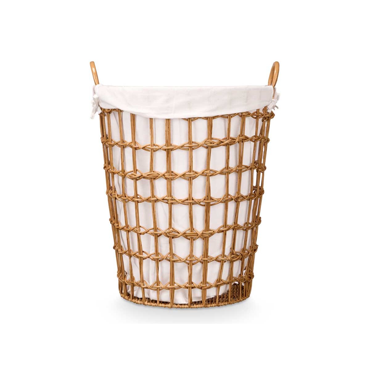 Kosz na pranie z uchwytami, jednokomorowy, 59 cm