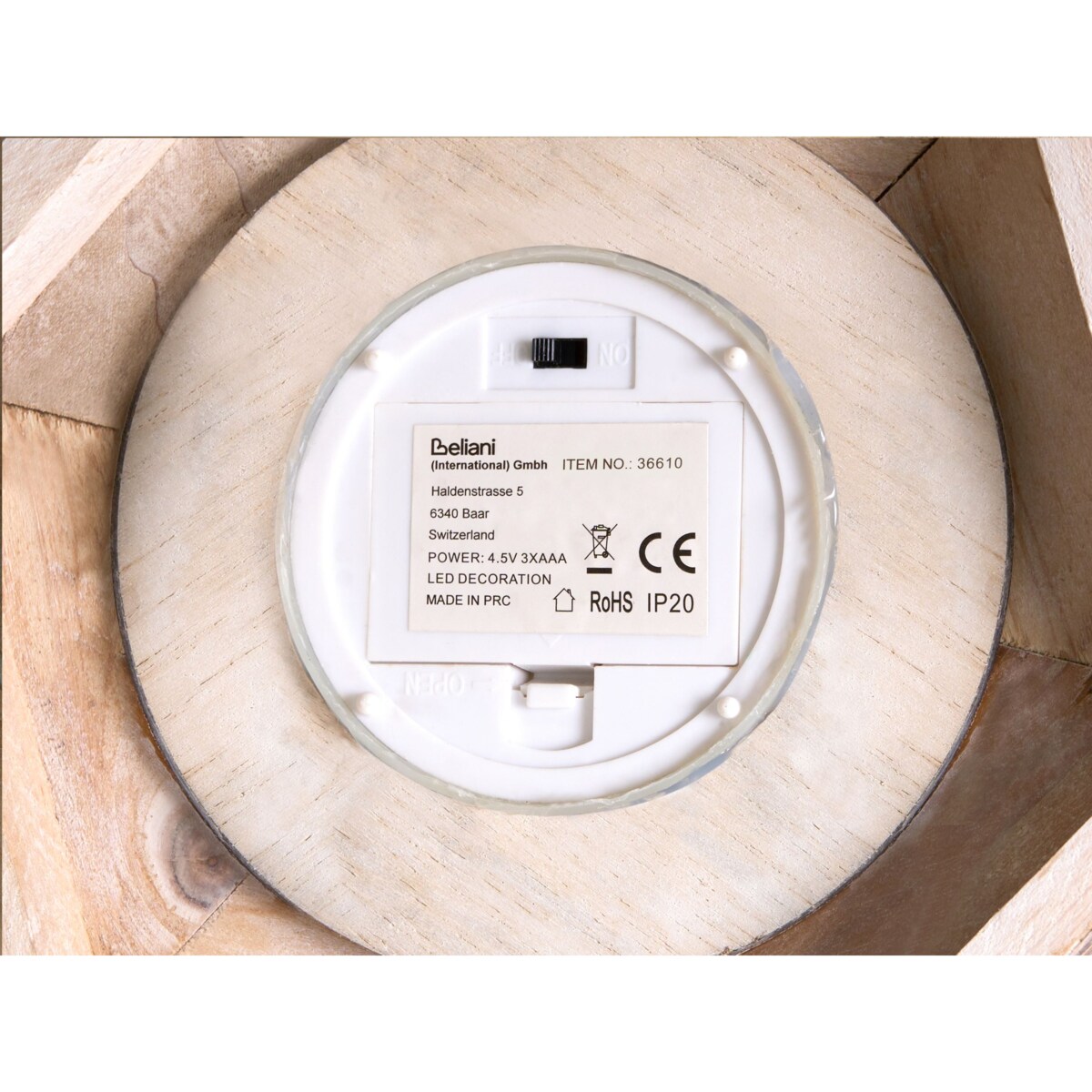 Dekoracja świąteczna LED PAJARVI 40 cm Jasnobrązowy