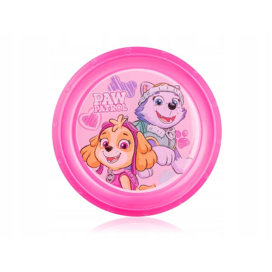 Talerz plastikowy + KUBEK dla dziecka zestaw na jedzenie obiad PSI PATROL